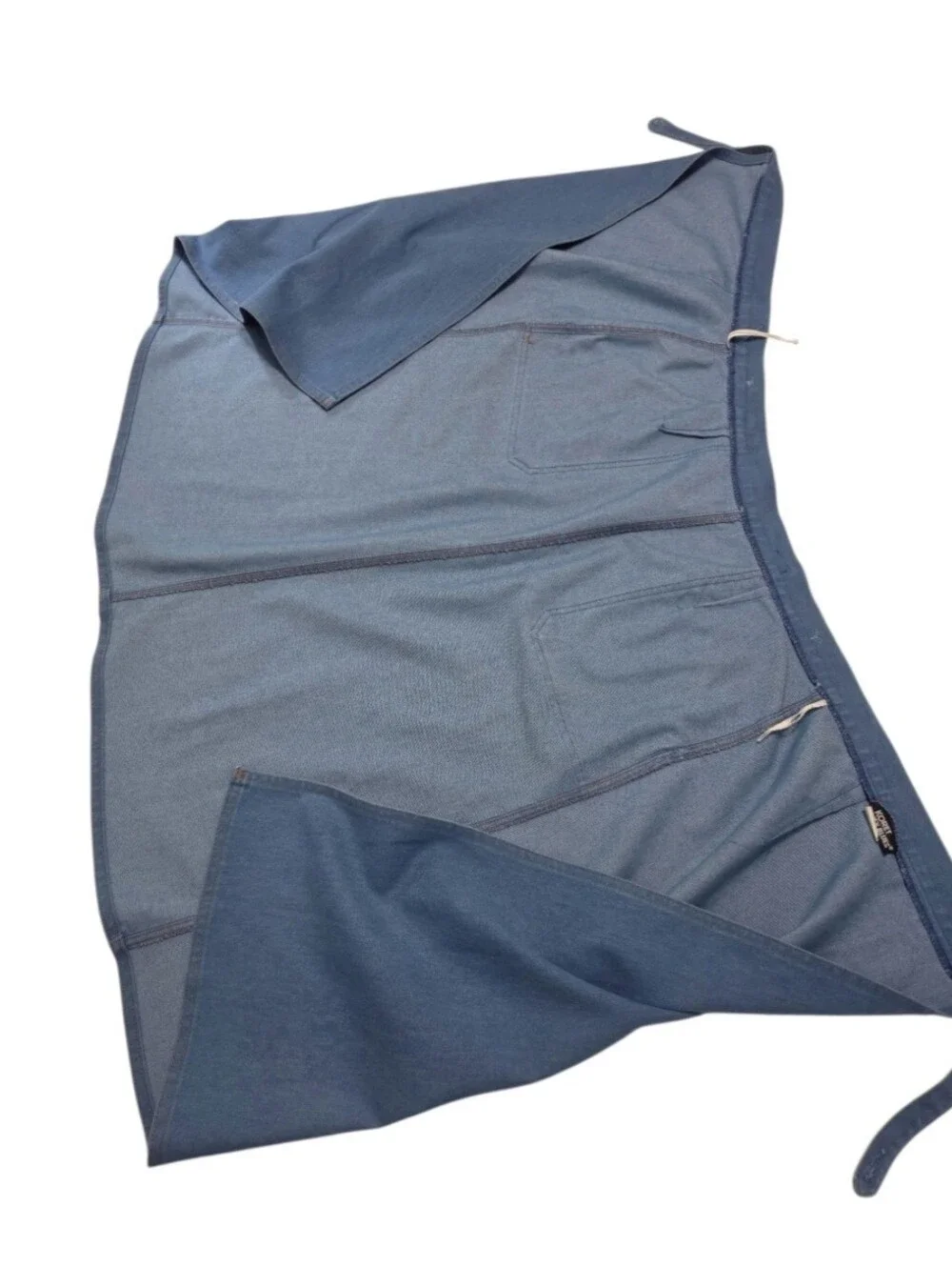 Kotet City Blues 90s Vintage Light Blue Wrap Casual Preppy Midi Skirt Sz 10